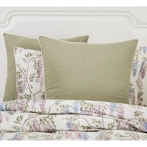 Biltmore Wisteria Green Euro Pillow Sham  26" x 26"  NWT